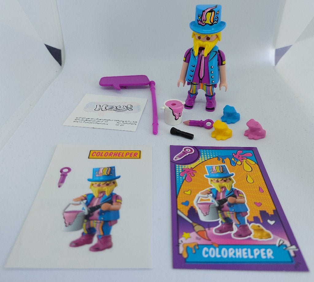 Playmobil 70478 Color Helper en Mr. Fastfood, Complete set, Nieuw, Ophalen of Verzenden, Figuren
