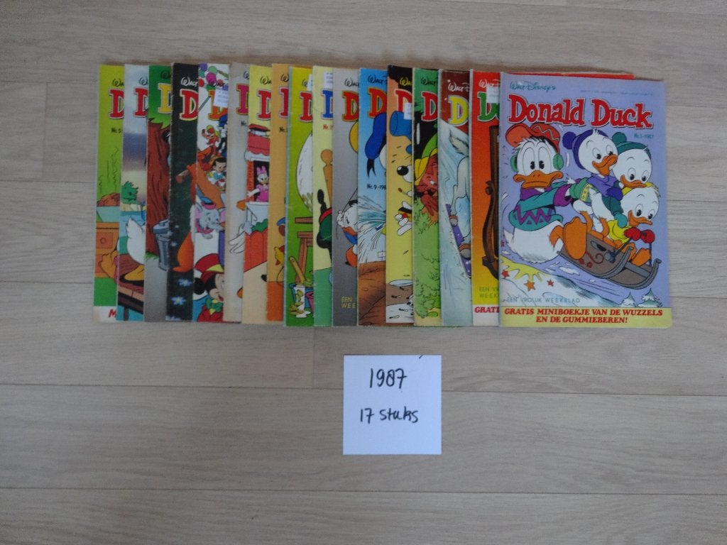 Donald Duck jaargang 1987 – 17 st, Boeken, Meerdere stripboeken, Ophalen of Verzenden, Zo goed als nieuw
