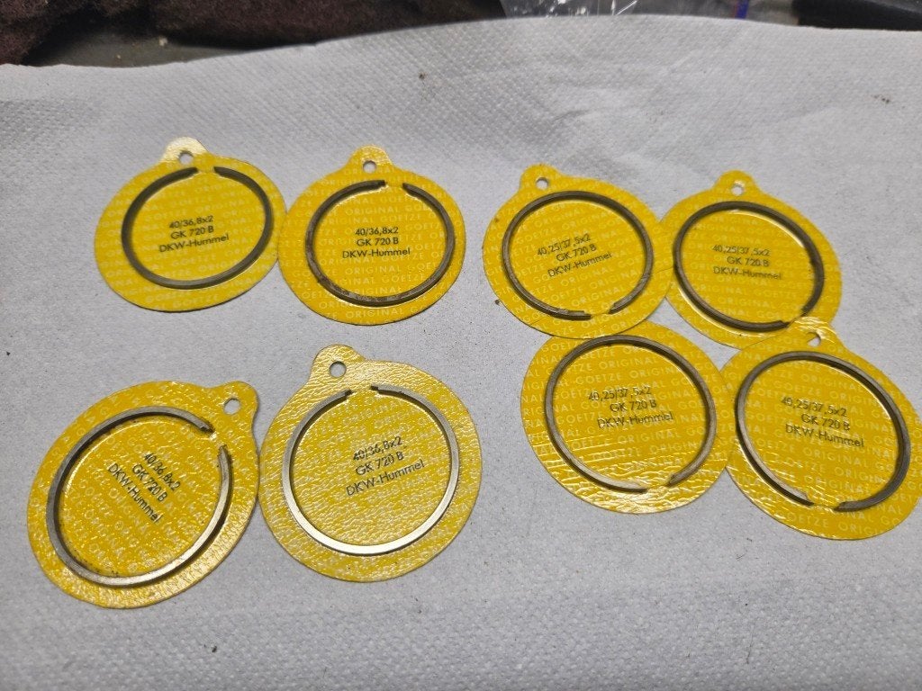 DKW hummel zuigerveren 40mm en 40.25mm, Ophalen, Nieuw, Overige merken