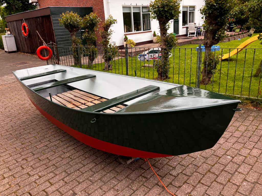 Roeiboot staal, Ophalen, Gebruikt, 1-persoons