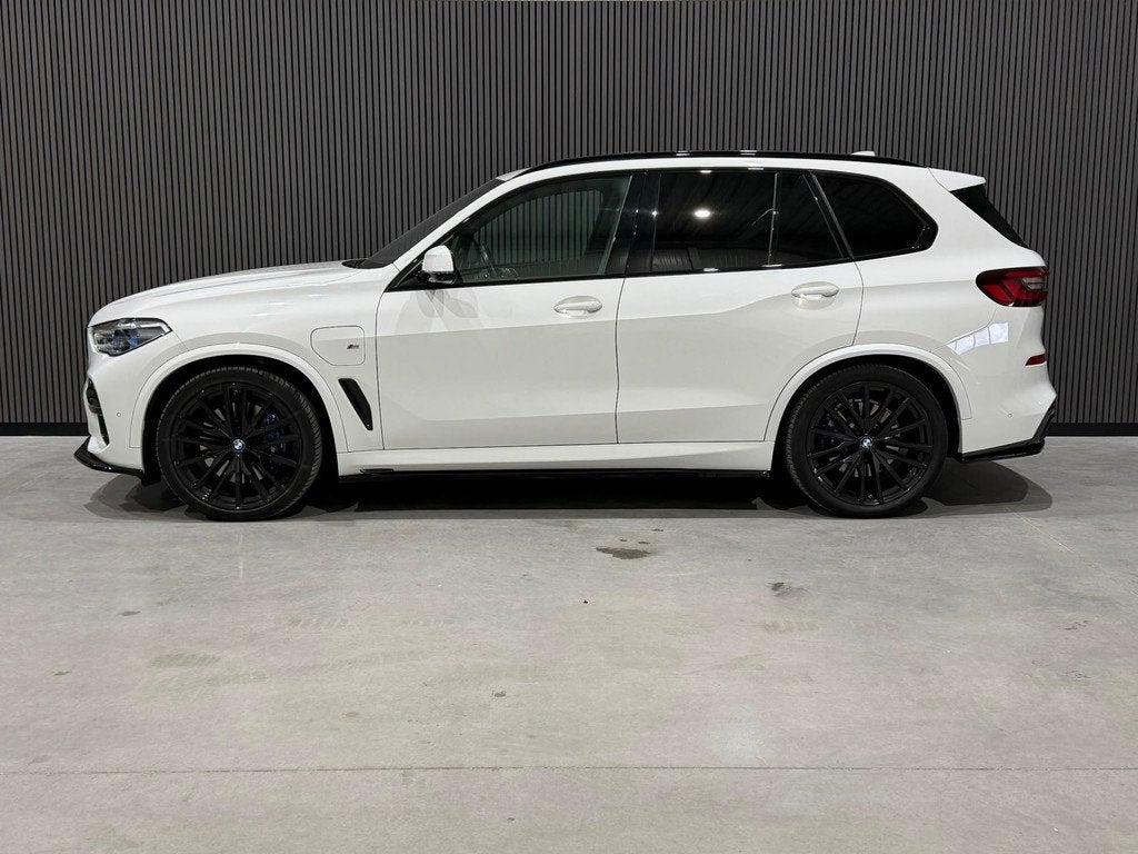 BMW X5 XDrive45e High Executive M-Sport / Pano / Leder / HUD, Auto's, BMW, Gebruikt, Automatische klimaatregeling, Wit, Vierwielaandrijving