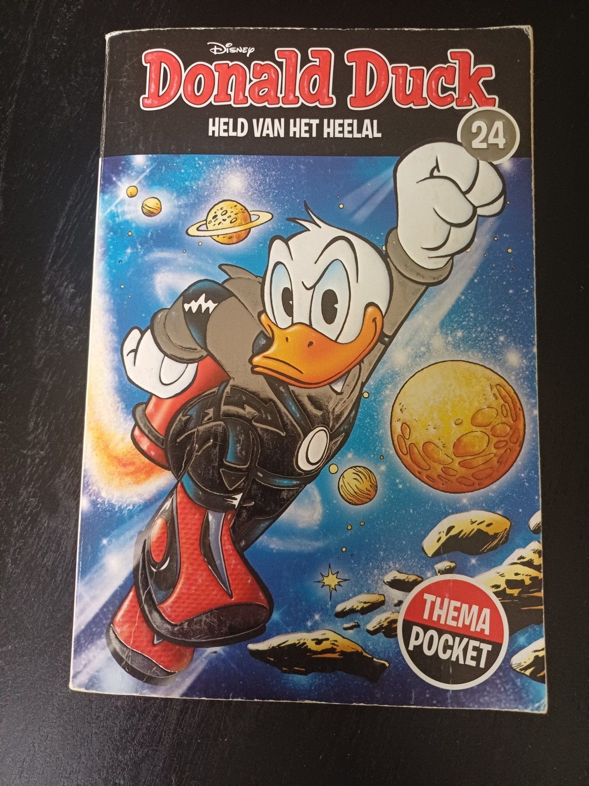 Donald Duck Themapocket 24: Held van het Heelal, Ophalen