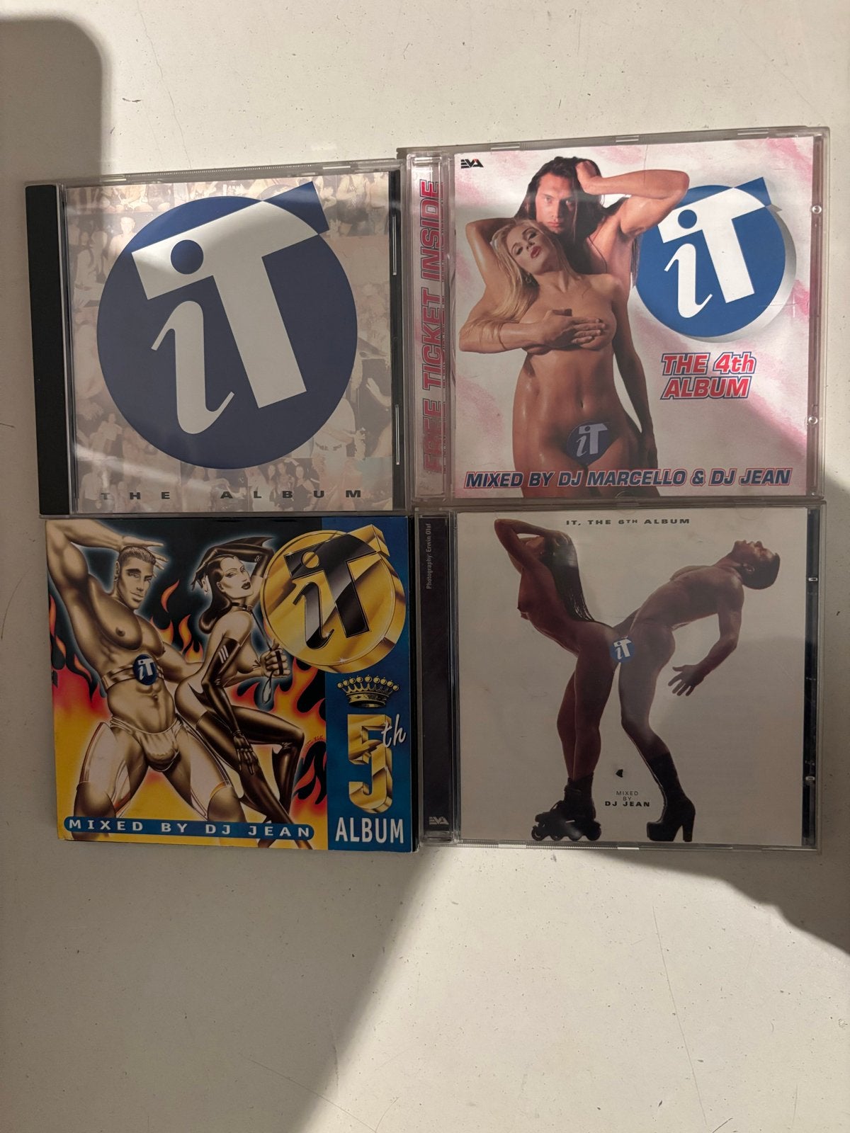 IT Dance CD Collectie - 4 Albums van DJ Marcello & Jean, Cd's en Dvd's, Cd's | Dance en House, Gebruikt, Dance Populair, Ophalen of Verzenden