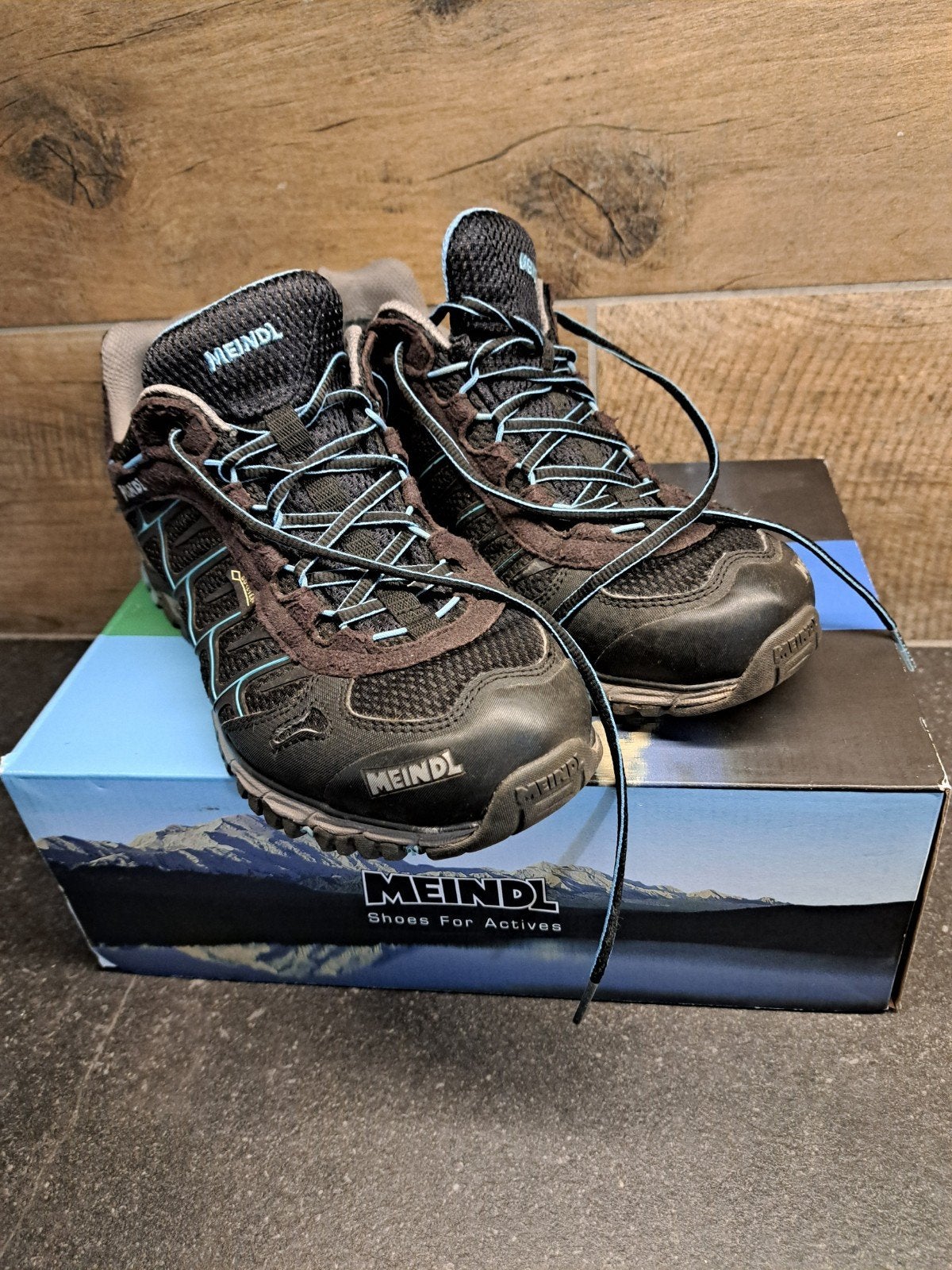Meindl Caribe Lady GTX wandelschoenen - Maat 7.5, Ophalen of Verzenden, Gebruikt, Schoenen