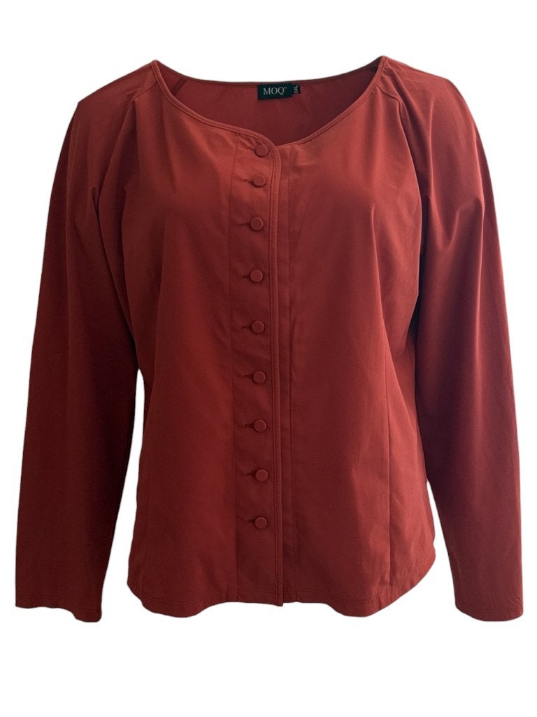 Moq vest XL, Maat 46/48 (XL) of groter, Ophalen of Verzenden, Zo goed als nieuw, Rood