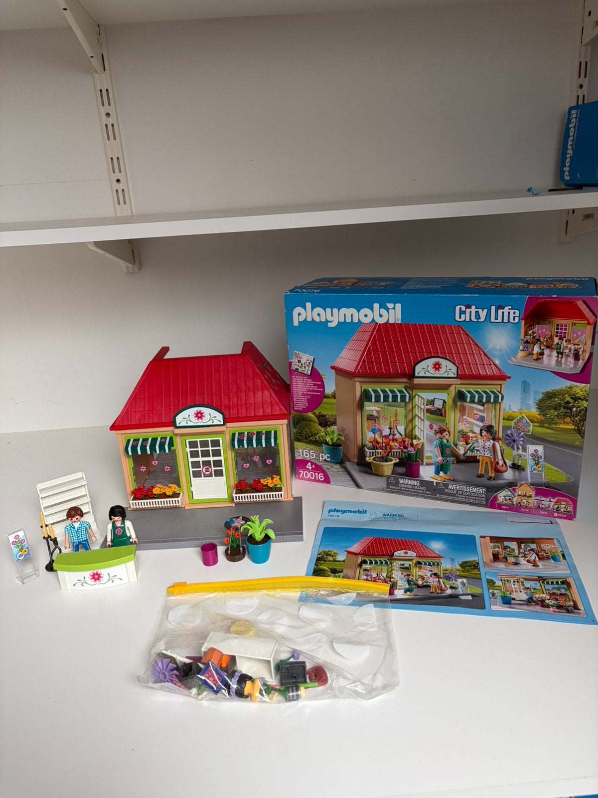 Playmobil City Life Bloemenwinkel 70016, Ophalen of Verzenden, Gebruikt, Jongen of Meisje