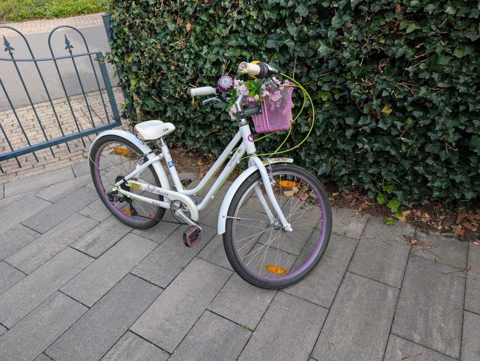 Meisjesfiets 24 inch - Liv Adore, Ophalen, Velgrem, Handrem, Gebruikt