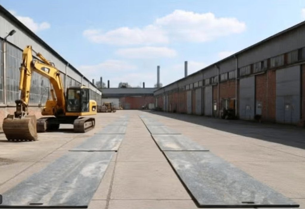 rijplaten kunststof / oprijplaten, Ophalen, Gebruikt, Betonplex, 20 tot 50 mm