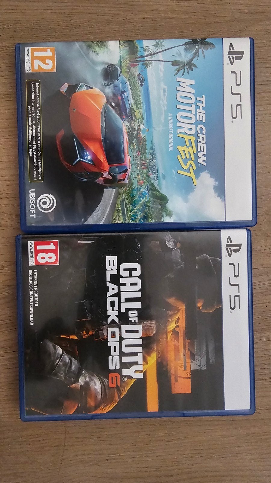 2 PlayStation 5 Games: The Crew Motorfest & Call of Duty, Spelcomputers en Games, Ophalen of Verzenden, Zo goed als nieuw