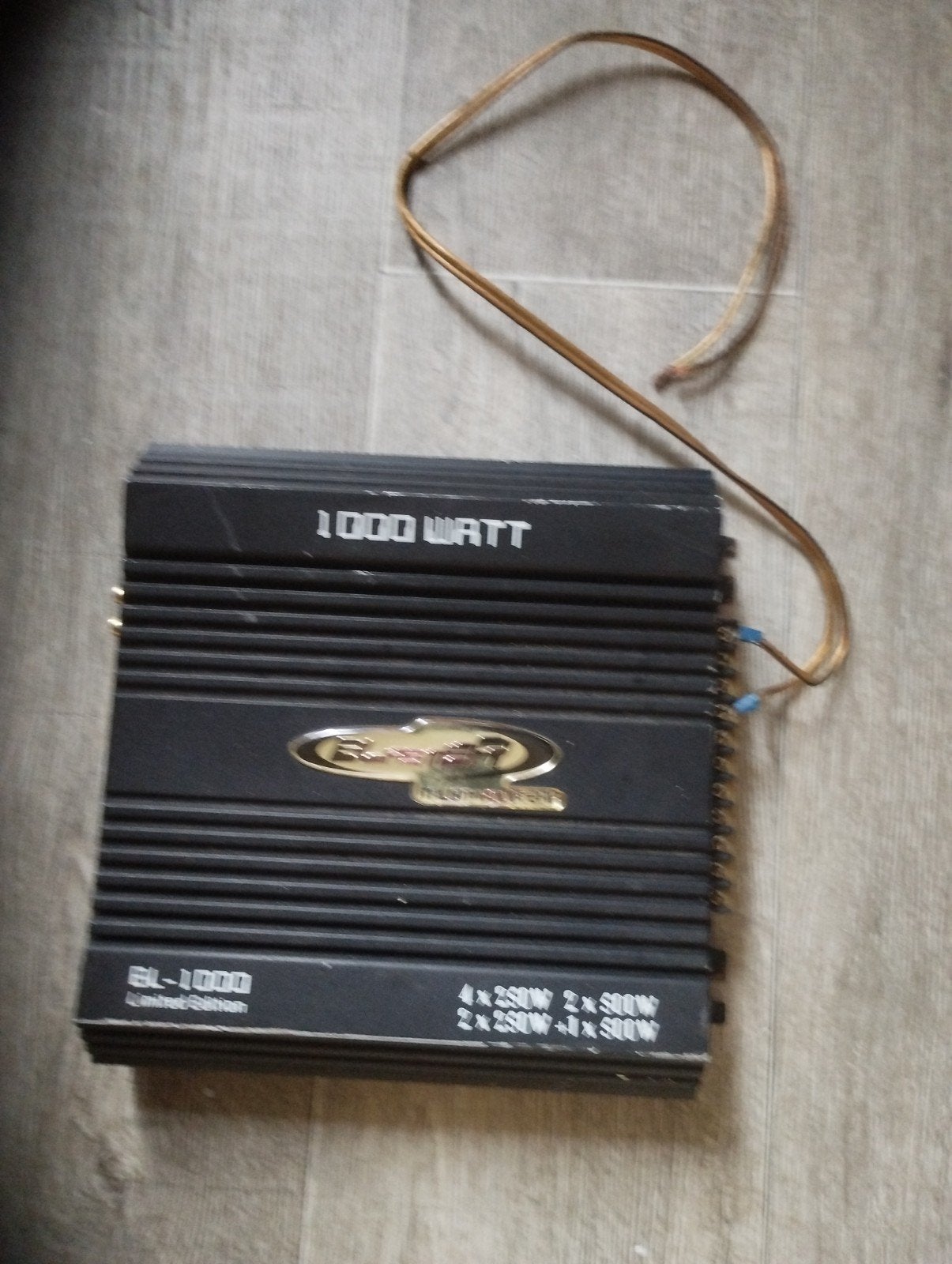 Bassface BL-1000 Limited Edition Versterker 1000 Watt, 120 watt of meer, Ophalen, Overige merken, Gebruikt