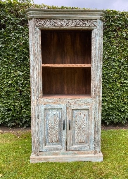 Boekenkast Ibiza-style, Ophalen, Gebruikt, Teakhout, 50 tot 100 cm