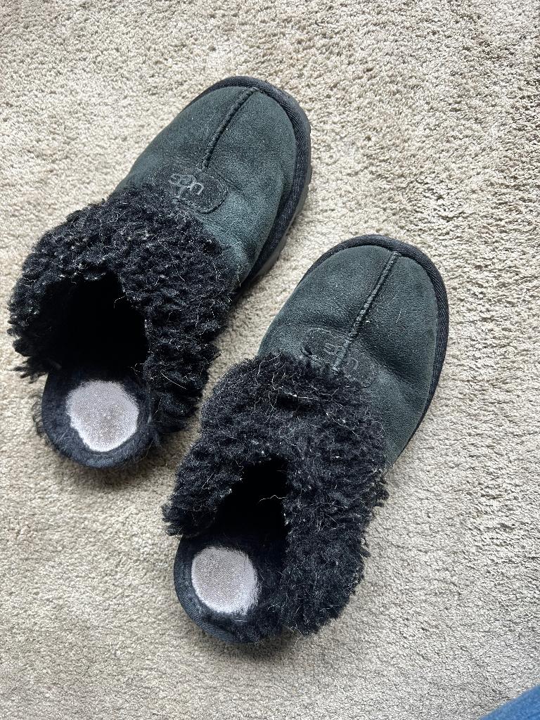 UGG pantoffels, UGG, Verzenden, Zwart, Pantoffels of Sloffen