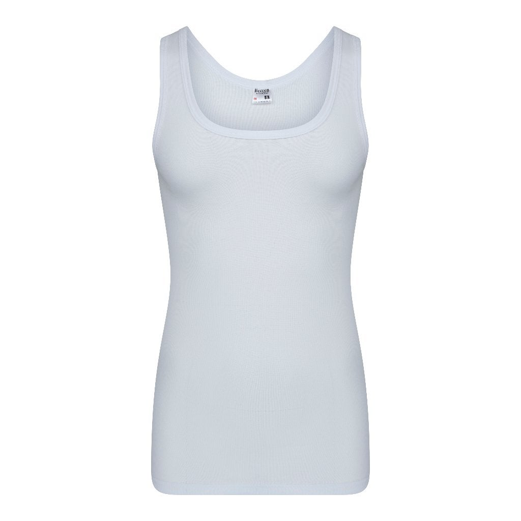Beeren heren Singlet M3000 3XL-4XL 8stuks wit AKTIE, Hemd, Beeren Bodywear, Wit, Ophalen of Verzenden