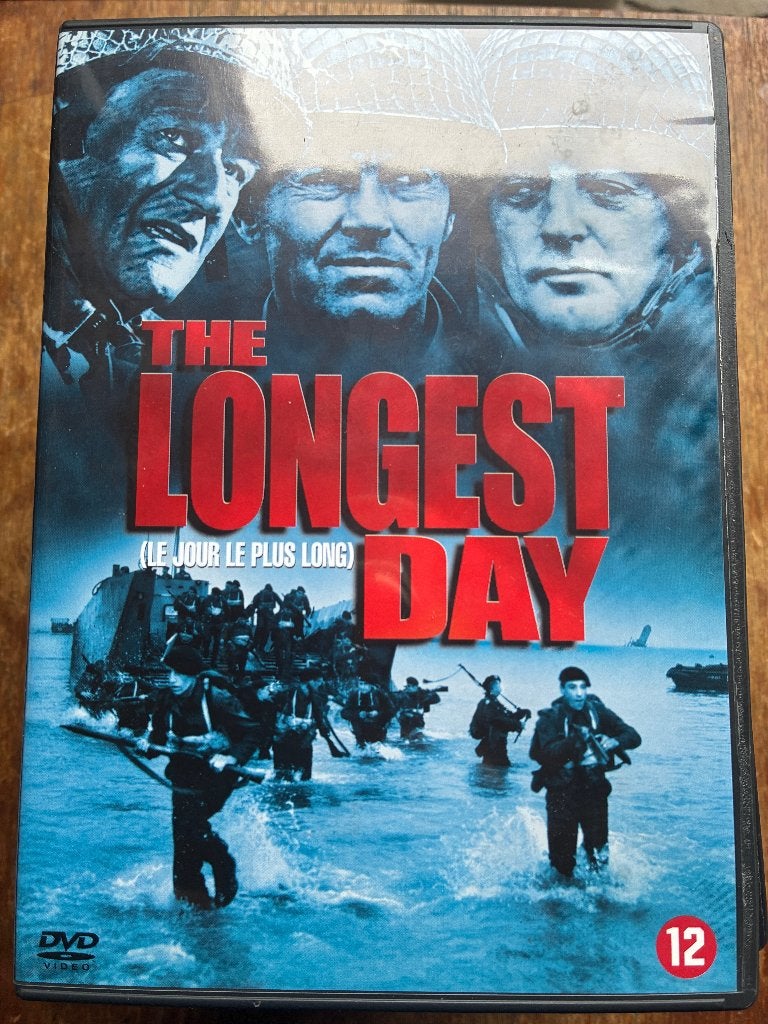 The longest Day DVD ; D-Day (oorlog , klassieker), 1960 tot 1980, Nederlands, Ophalen of Verzenden, Zo goed als nieuw