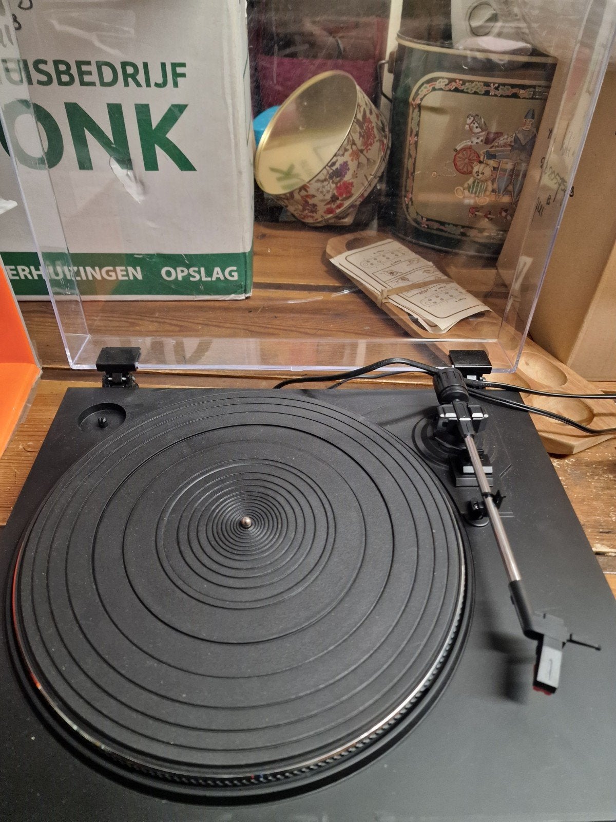 Lenco L-3867USB Platenspeler - Zwart, Ophalen, Overige merken, USB-aansluiting