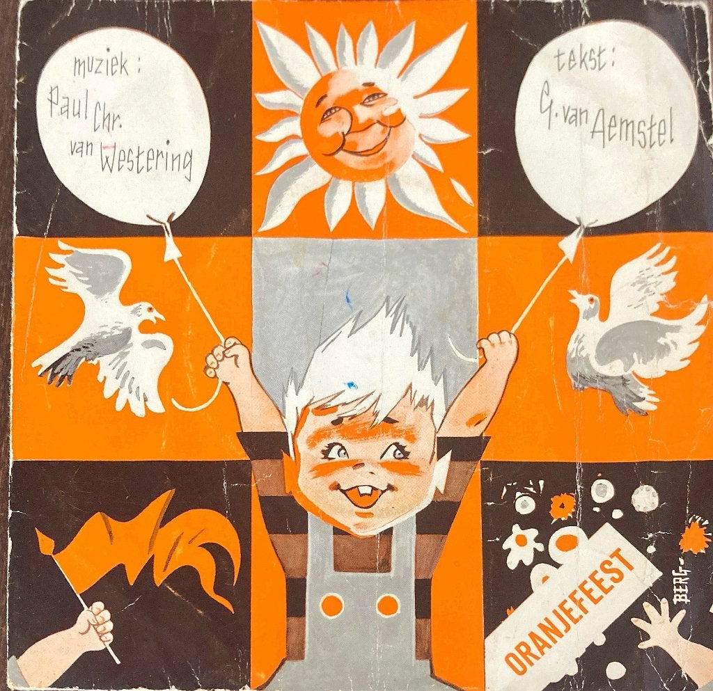 De Damrakkertjes, Oranje feest, Gebruikt, 7 inch, Single, Ophalen of Verzenden
