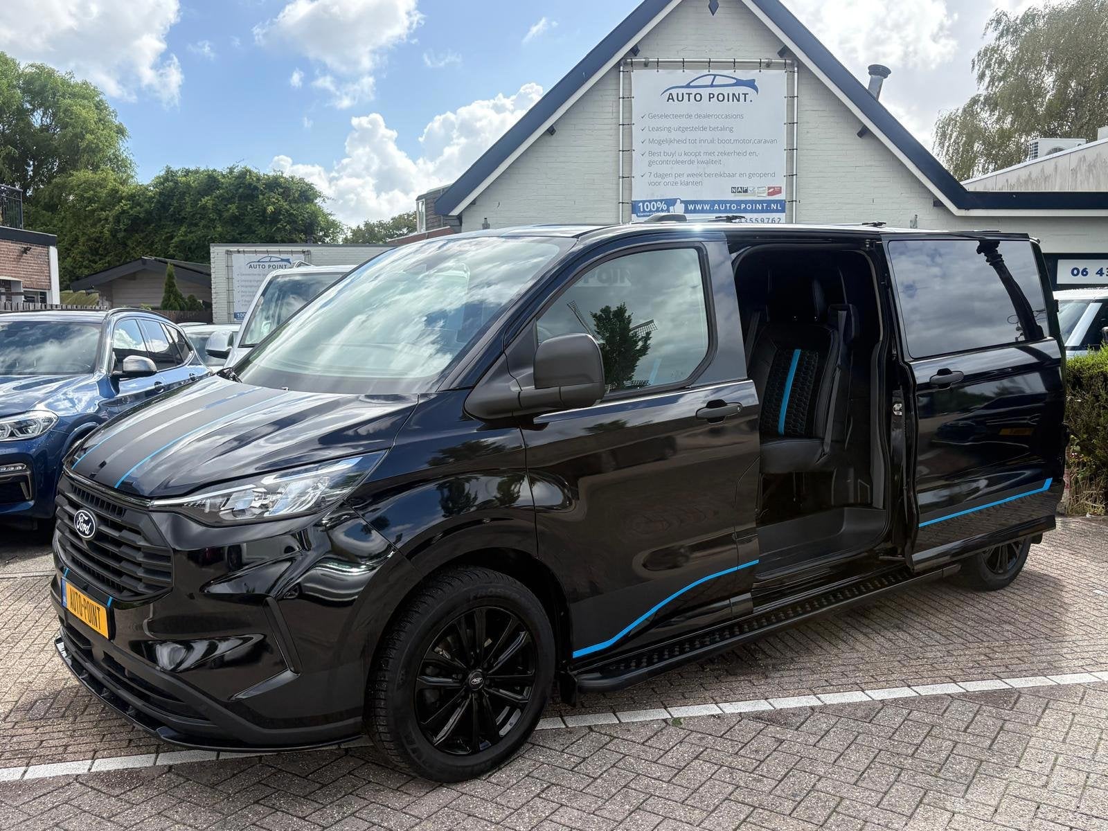 Ford TRANSIT CUSTOM 2.0 TDCI DUBBELCAB/SPORT/AWD/2XSCHUIFDEU, Automaat, Dealer onderhouden, Gebruikt, 4 cilinders