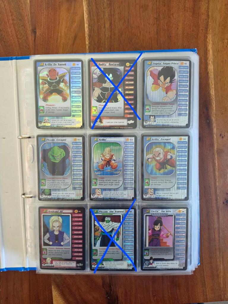 Dragonball Z Kaarten Score Foil Rare Personalities, Verzenden, Meerdere kaarten, Foil