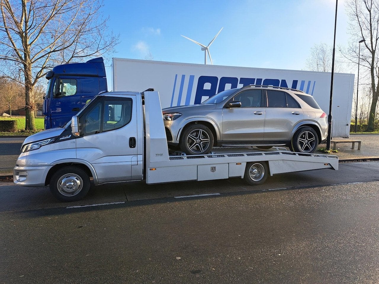 Iveco Daily 40C18 Automaat oprijwagen, Auto's, Automaat, Achterwielaandrijving, Gebruikt, Euro 6
