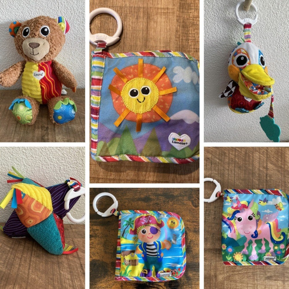 Lamaze babyspeelgoed. Prima en ZGAN. Zie foto's., Ophalen of Verzenden, Zo goed als nieuw, Overige typen