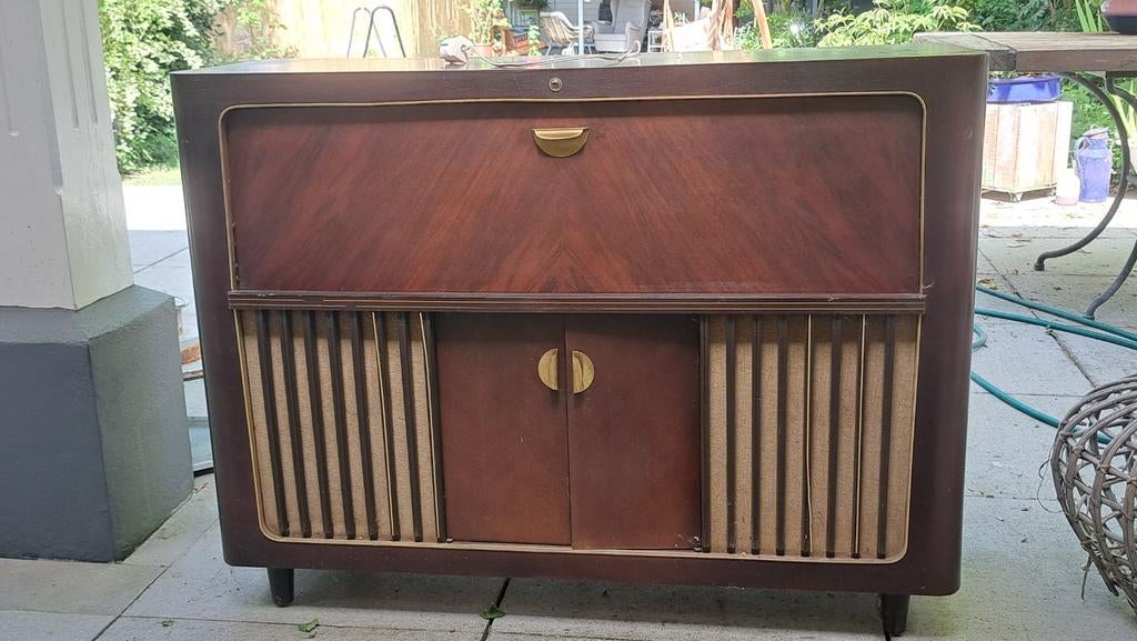 Vintage Philips audiomeubel, Antiek en Kunst, Ophalen