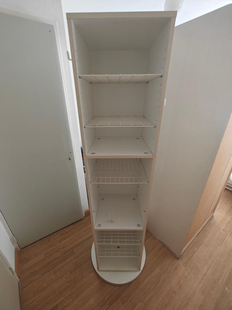 Draaibare kast met spiegel en opbergruimte, Ophalen of Verzenden