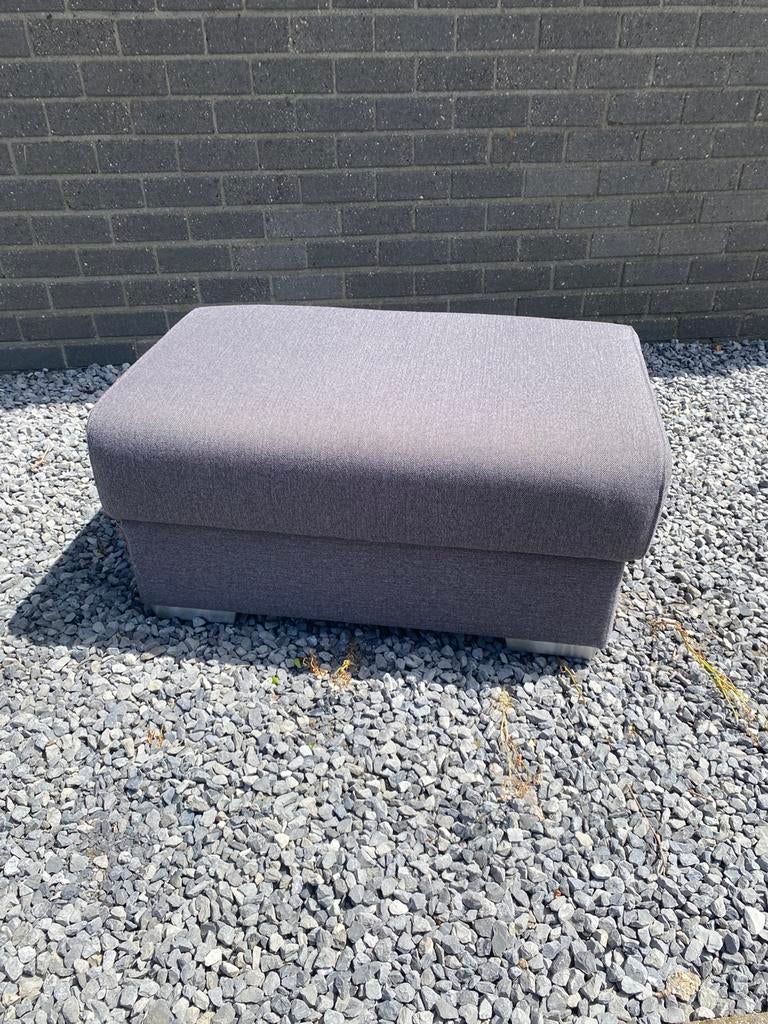Hocker, H&H, Henders & Hazel, kleur grijs, Ophalen, 75 tot 100 cm, Zo goed als nieuw, Stof