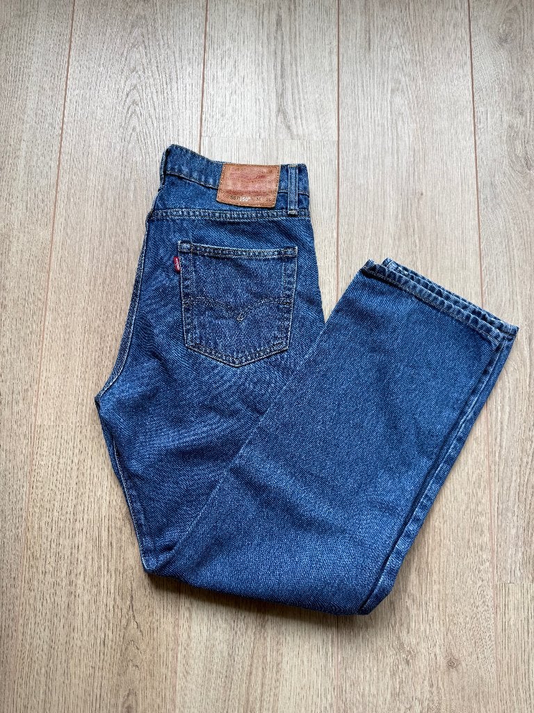 Levi’s 501 Jeans W30 L30 Marine Blue, Ophalen, Zo goed als nieuw, Blauw, W32 (confectie 46) of kleiner