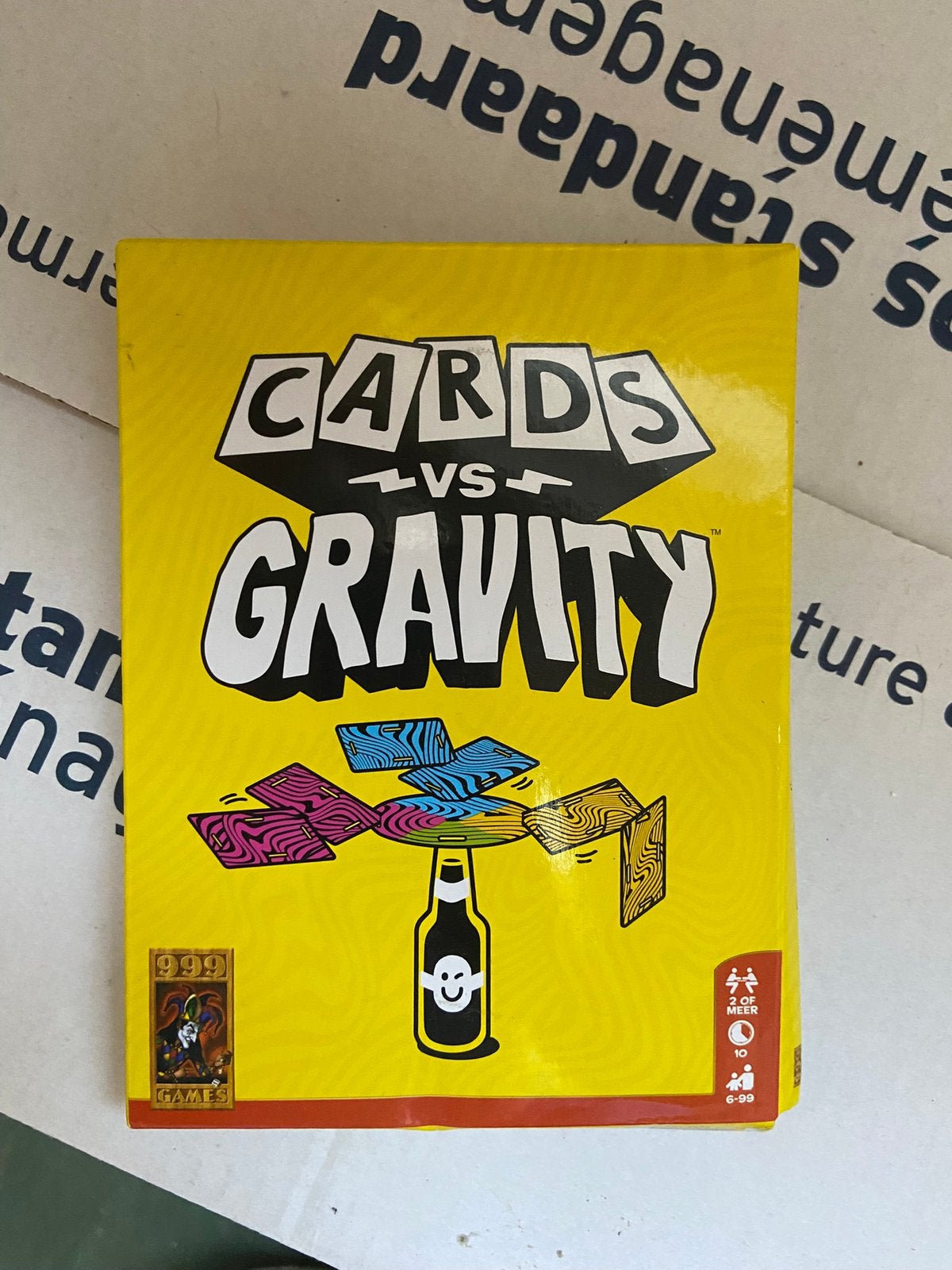 Cards vs gravity, Ophalen, Nieuw