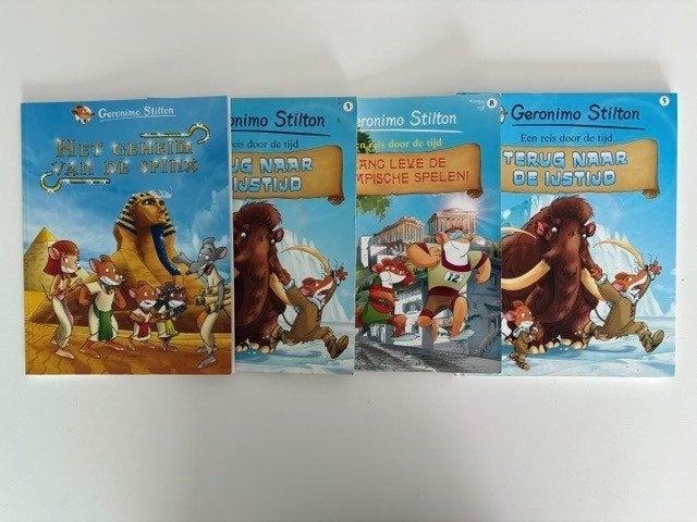 Geronimo Stilton, strip SC/HC, voor kinderen, Meerdere stripboeken, Ophalen of Verzenden, Zo goed als nieuw