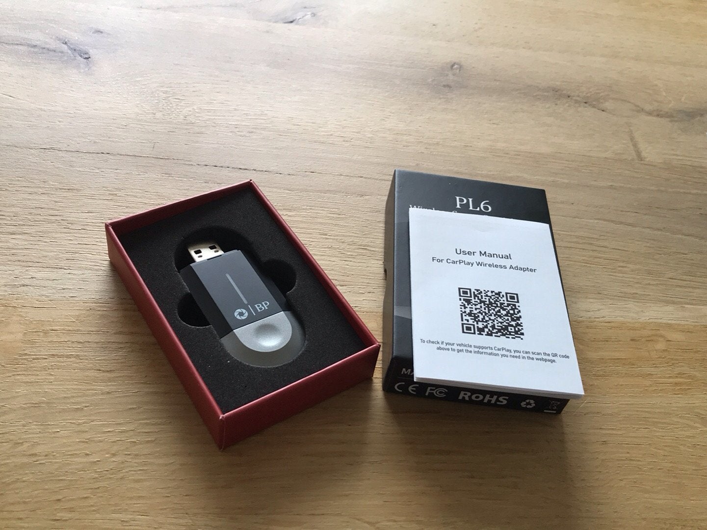 BP PL6 Wireless Smart Car Adapter CarPlay, Ophalen of Verzenden, Zo goed als nieuw