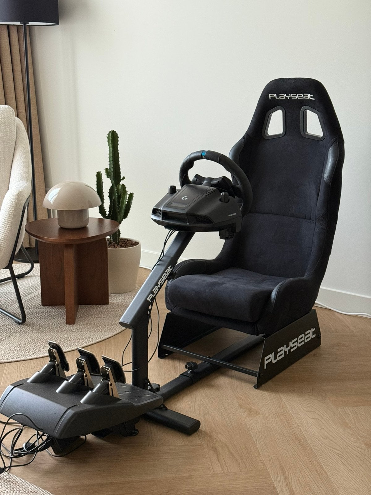 Logitech G923 en Playseat Evolution Alcantara, Spelcomputers en Games, Ophalen, Zo goed als nieuw, Playseat of Racestoel, PlayStation 5