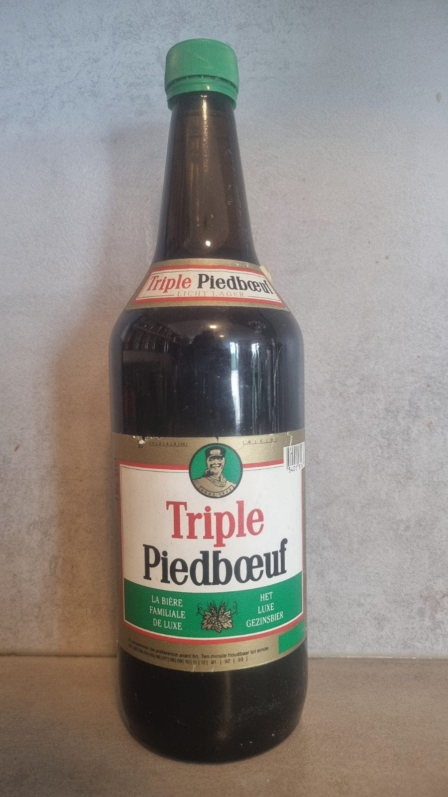 Triple Piedboeuf '91 - Piedboeuf, Jupille, België - 75cl, Verzamelen, Ophalen of Verzenden, Zo goed als nieuw, Flesje(s), Overige merken