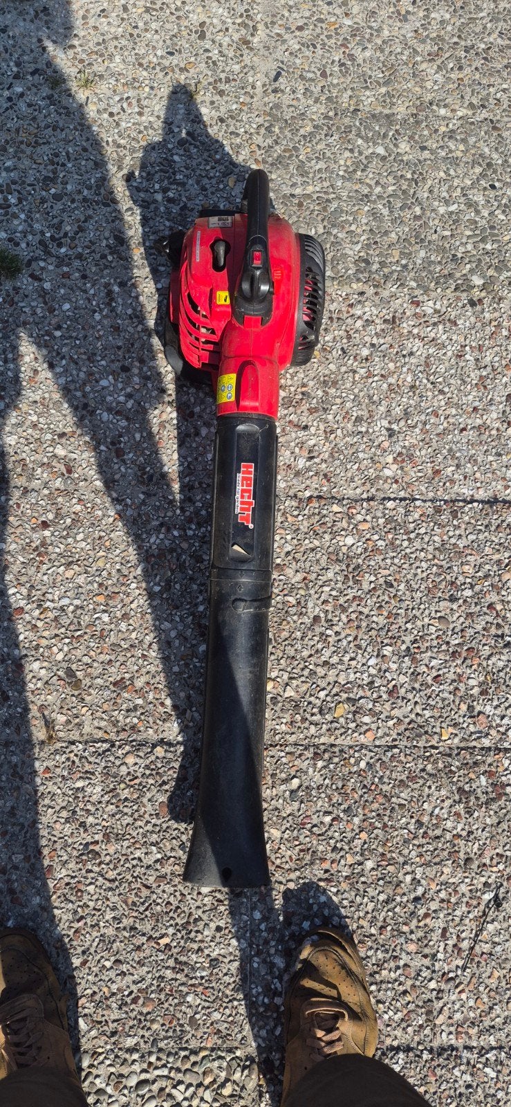 Hecht bladblazer - BENZINE bladblazer, Benzine, Handgedragen, Ophalen of Verzenden, Gebruikt