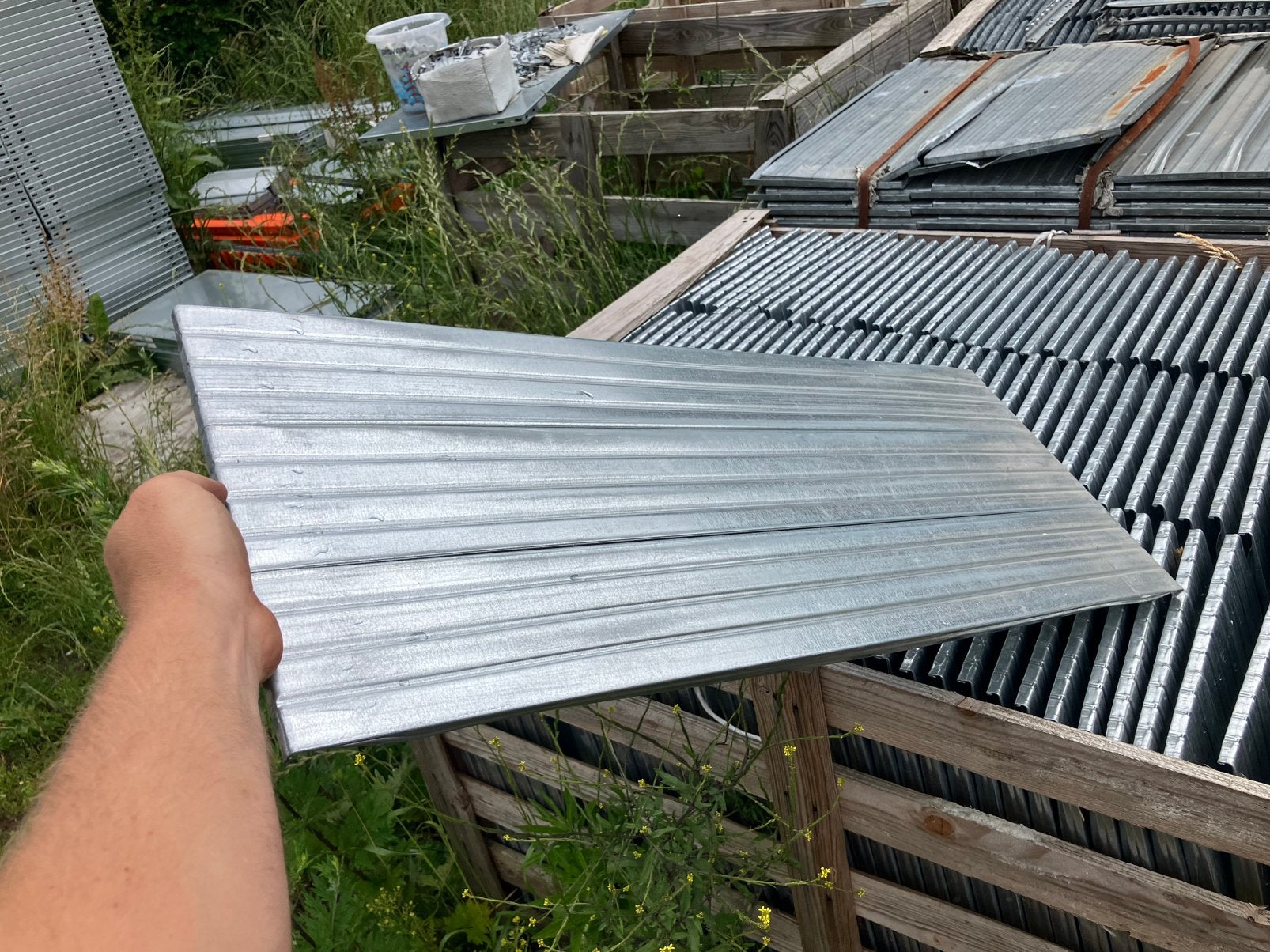 Metal sistem legborden s2 voor 80 diep stelling, Ophalen, Zo goed als nieuw