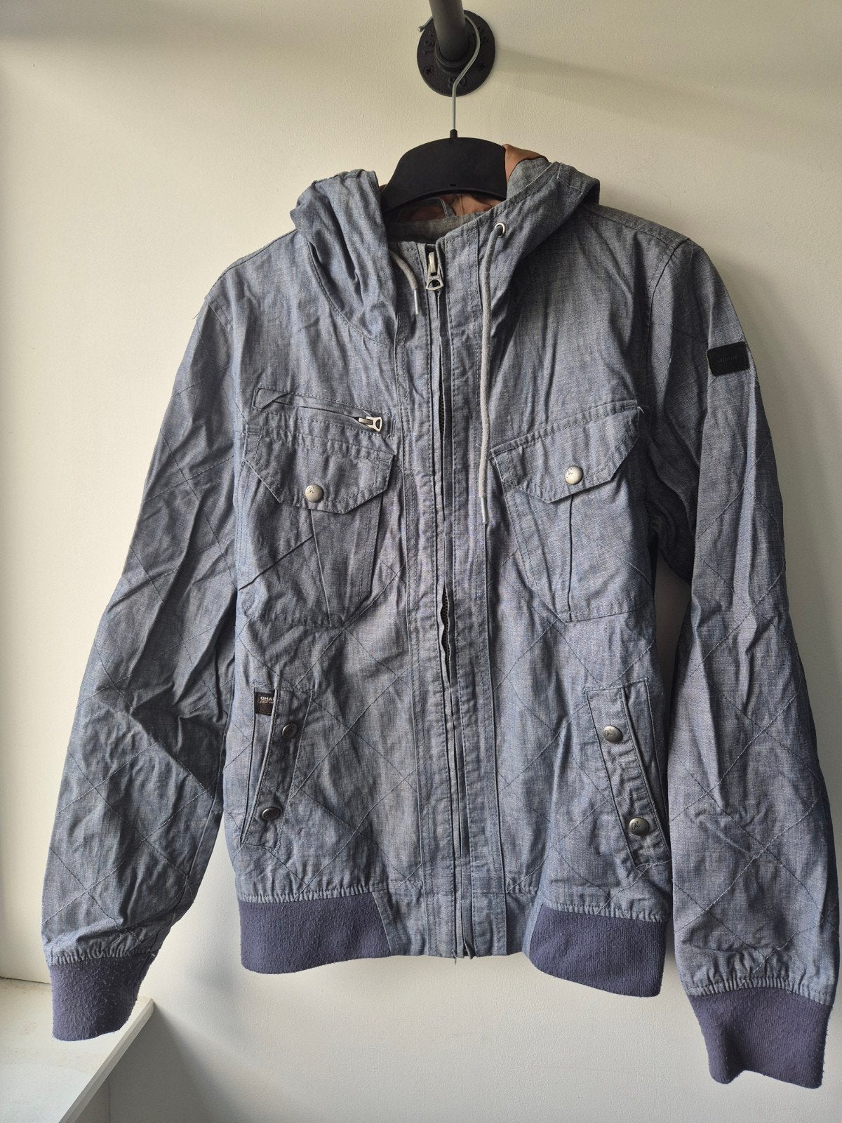Chasin' jack/jas met capuchon, maat S, Chasin', Blauw, Ophalen of Verzenden, Gedragen