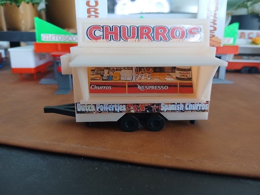 CHURROS Verkoopwagen / Foodtruck, Ophalen of Verzenden, Nieuw, 1:50 tot 1:144