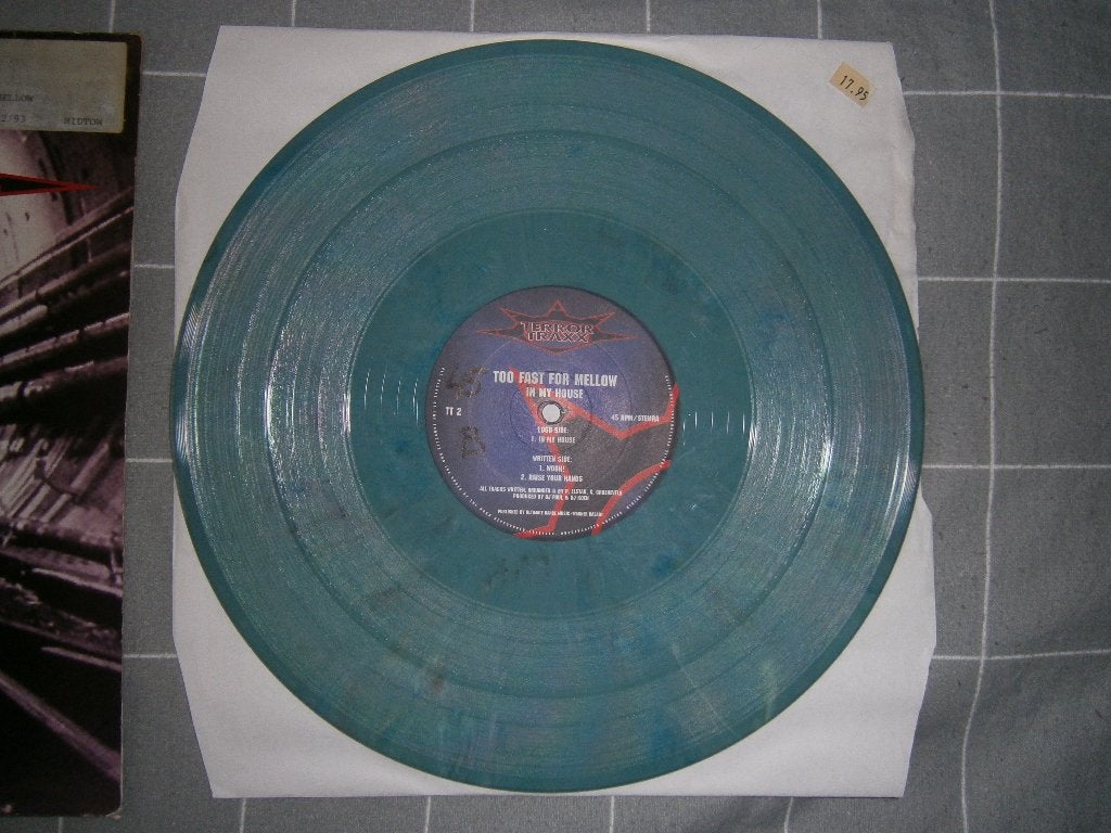 Too Fast For Mellow – In My House. 1993. TT2 Hardcore Gabber, Cd's en Dvd's, Vinyl | Dance en House, Ophalen, Originele persing