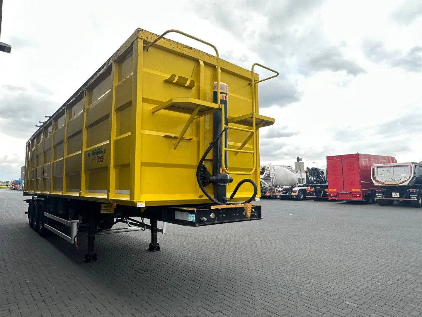 Bodex SHSCHROOT-OPLEGGER KIPPER/TIPPER /AUFLIEGER/TRAILER, Overige brandstoffen, Geel, Bedrijf, Aanhangers en Opleggers