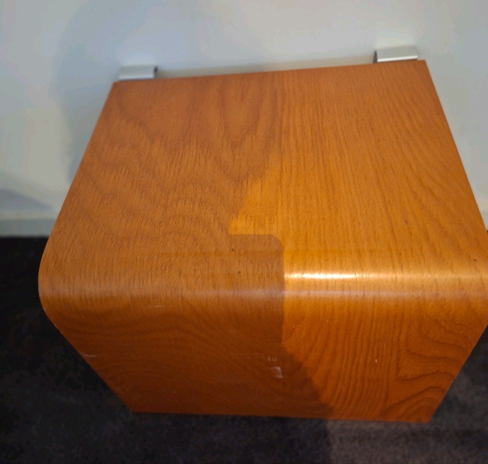 Auping Auronde Aanhaaktafel Kastanje Beukenkleur Warm, Gebruikt, Minder dan 45 cm, Ophalen of Verzenden, Minder dan 55 cm
