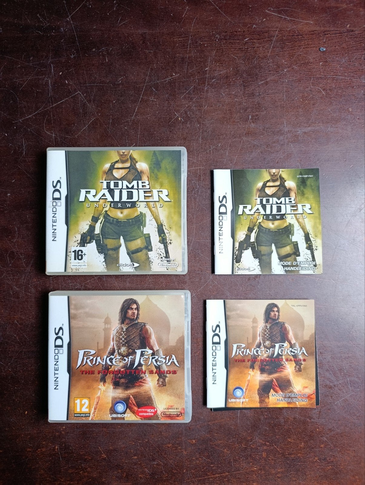 Tomb Raider Underworld & Prince of Persia DS games, Avontuur en Actie, Gebruikt, 1 speler, Ophalen of Verzenden