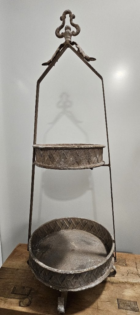 LEUKE OUDE BROCANTE ETAGÈRE, Ophalen of Verzenden, Gebruikt