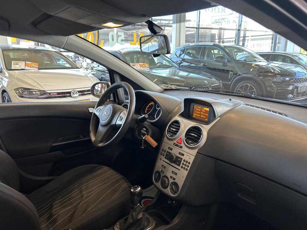Opel Corsa 1.4-16V Cosmo | Cruise control | Airco | Radio/MP, Auto's, Voorwielaandrijving, Euro 5, Gebruikt, Zwart