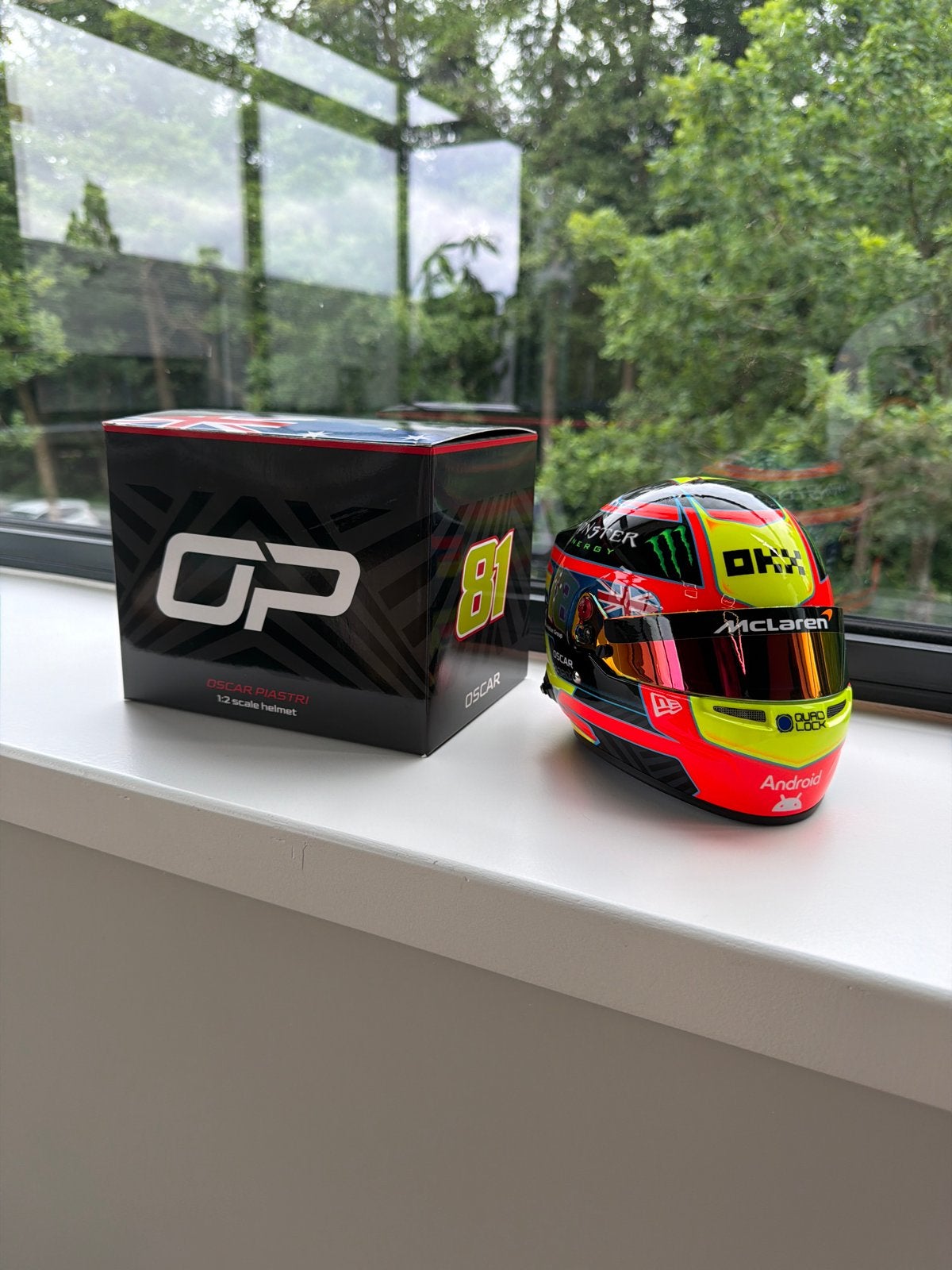 1:2 Helm Oscar Piastri 2025 Seizoen, Ophalen of Verzenden, Nieuw, Formule 1
