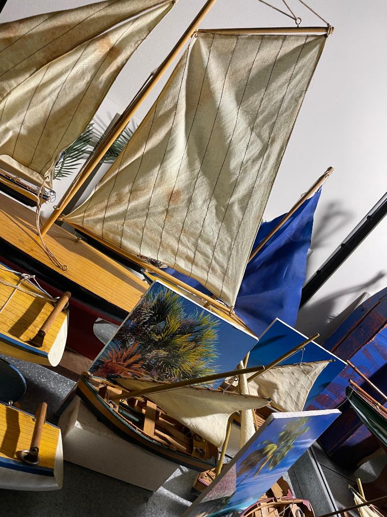 zeilboot modelbouw, Hobby en Vrije tijd, Modelbouw | Boten en Schepen, Ophalen, Gebruikt, 1:200 of kleiner, Overige merken