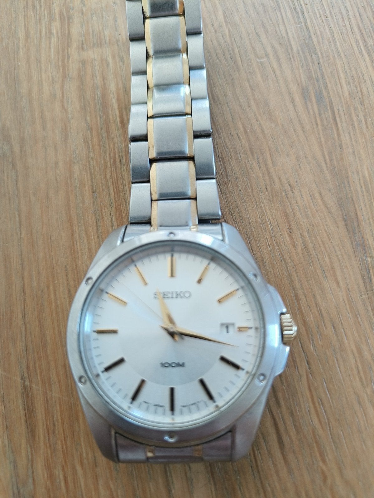Seiko Polshorloge SGEF83P1, RVS, Sieraden, Tassen en Uiterlijk, Horloges | Heren, Gebruikt, Staal, Polshorloge, Ophalen of Verzenden
