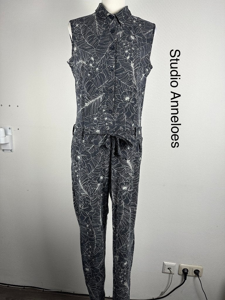 Studio Anneloes Jumpsuit  (mt: 40) 16,1/9797, Maat 38/40 (M), Studio Anneloes, Zwart, Studio Anneloes