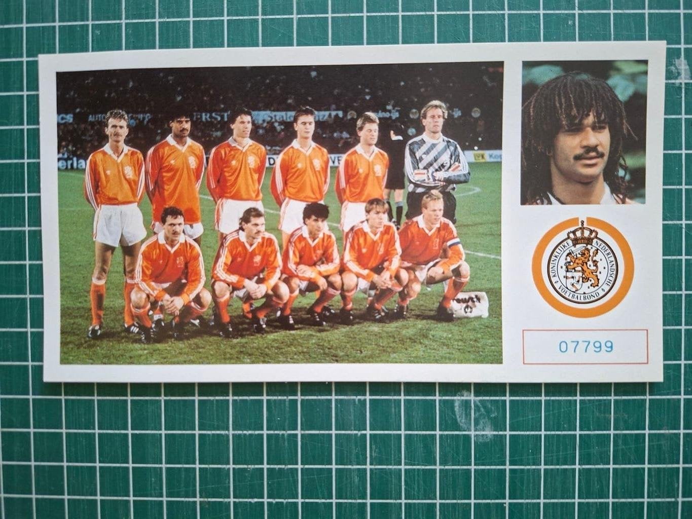 kaart, Voetbal WK90 De Elf van Rome met handtekeningen., Ophalen of Verzenden, Zo goed als nieuw, Buitenlandse clubs, Overige typen