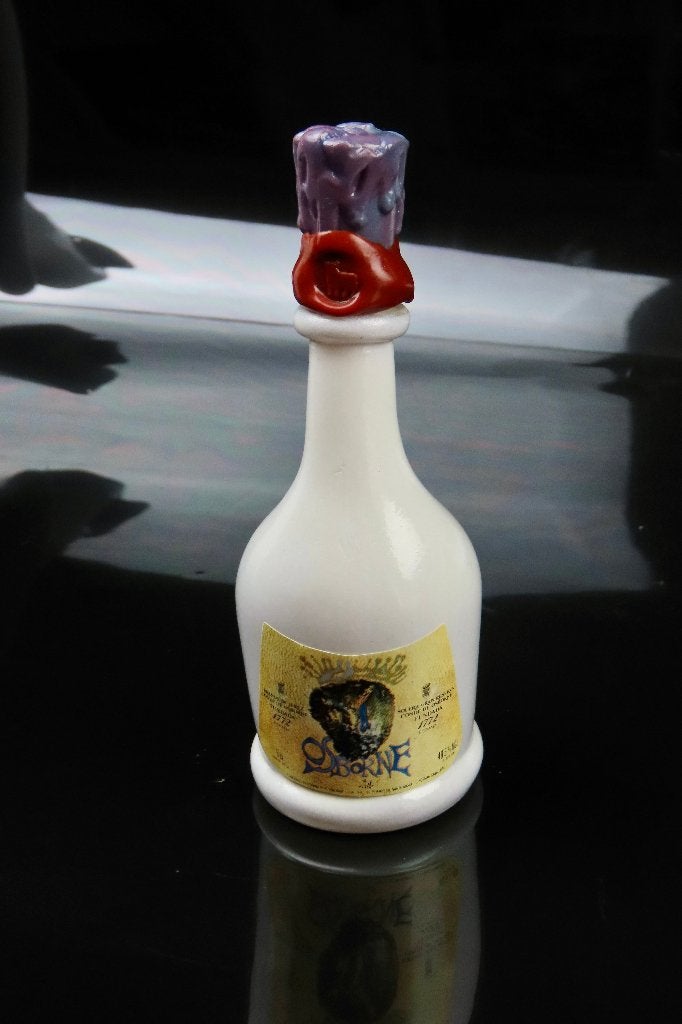 Dali miniatuur Osborne Brandy de Jerez - gemerkt, gesealed, Spanje, Overige typen, Ophalen of Verzenden, Zo goed als nieuw