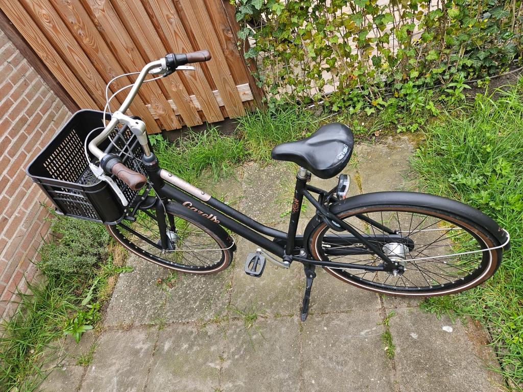 Gazelle Miss Grace 57cm Damesfiets met Voordrager, Ophalen, Gebruikt, Versnellingen, 56 cm of meer